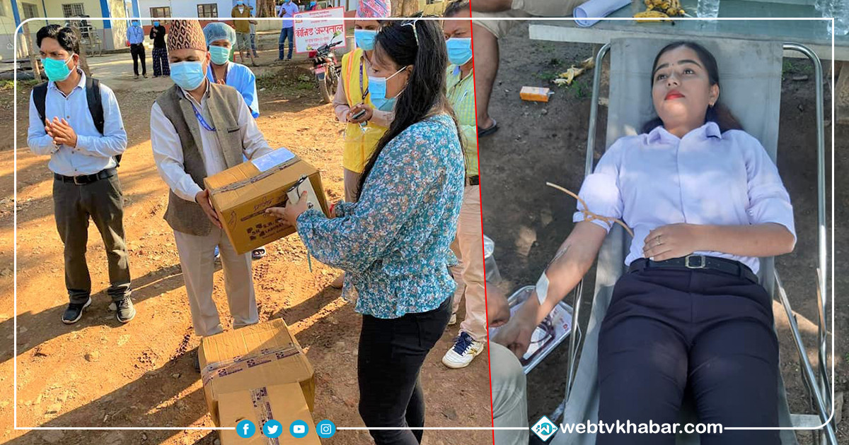 स्थापना दिवसको अवसरमा शान्ति समाजद्वारा विभिन्न जिल्लामा रक्तदान
