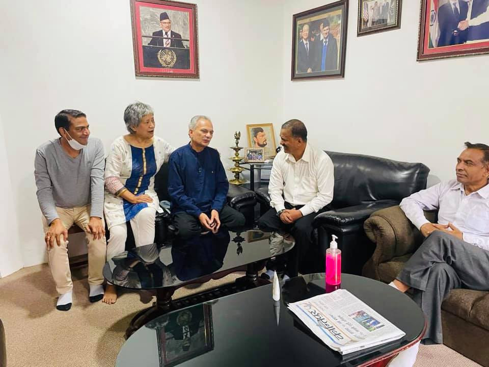 डा.भट्टराई र विप्लवबीच भेटवार्ता, तीन बुँदे सहमति कार्यान्वयनमा चासो