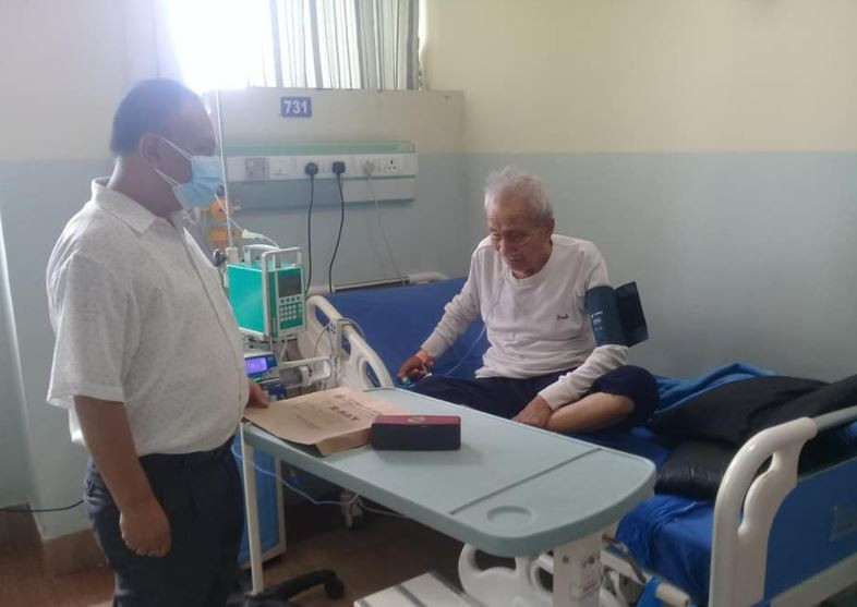 राष्ट्रपति भण्डारीद्वारा संस्कृतिविद् जोशीको स्वास्थ्यलाभको कामना