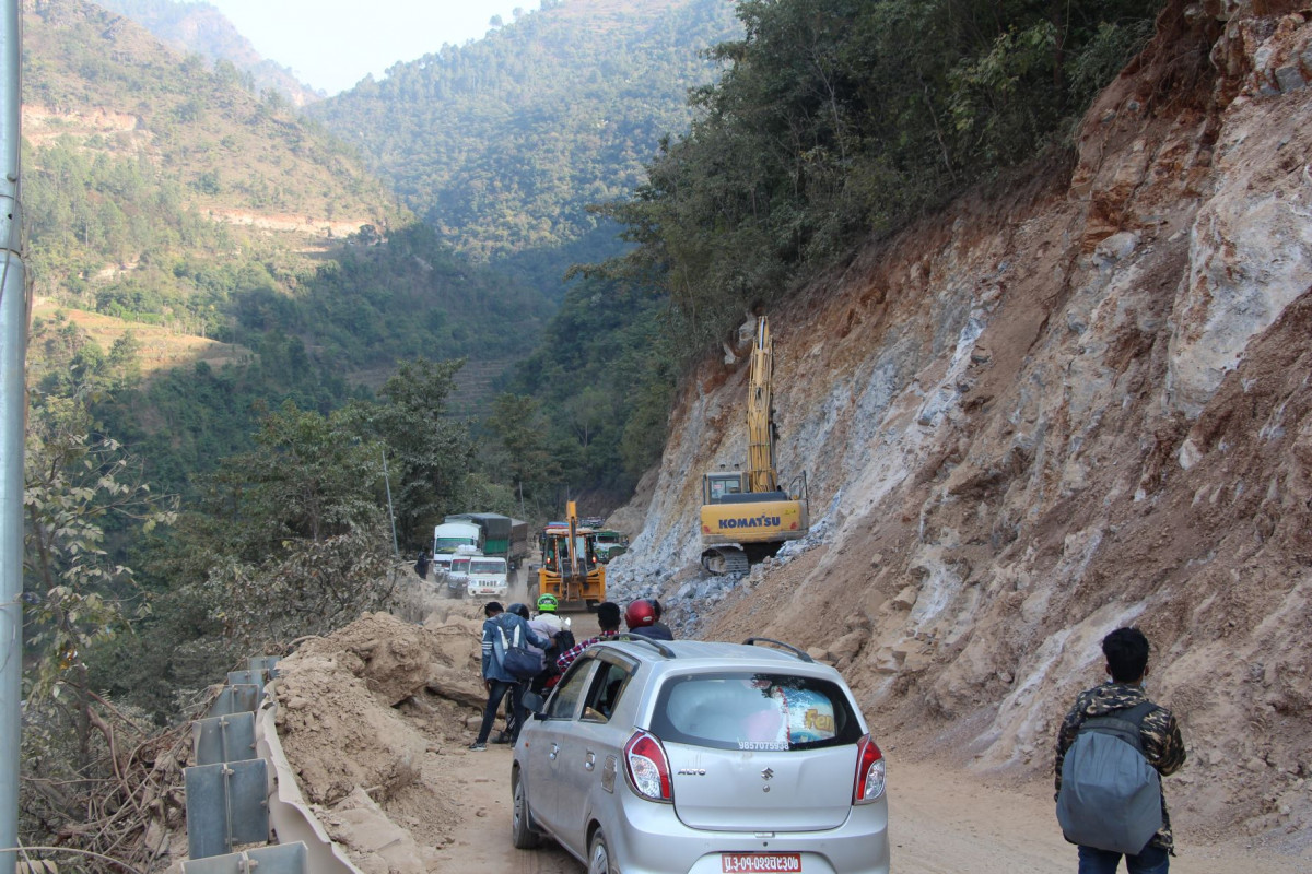 तानसेन-रिडी-तम्घास सडक एक महिना बन्द हुने