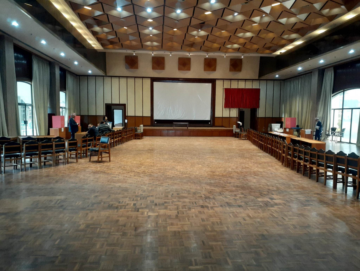 तस्बिरमा हेर्नुहोस् राष्ट्रपति निर्वाचनको मतदान स्थल