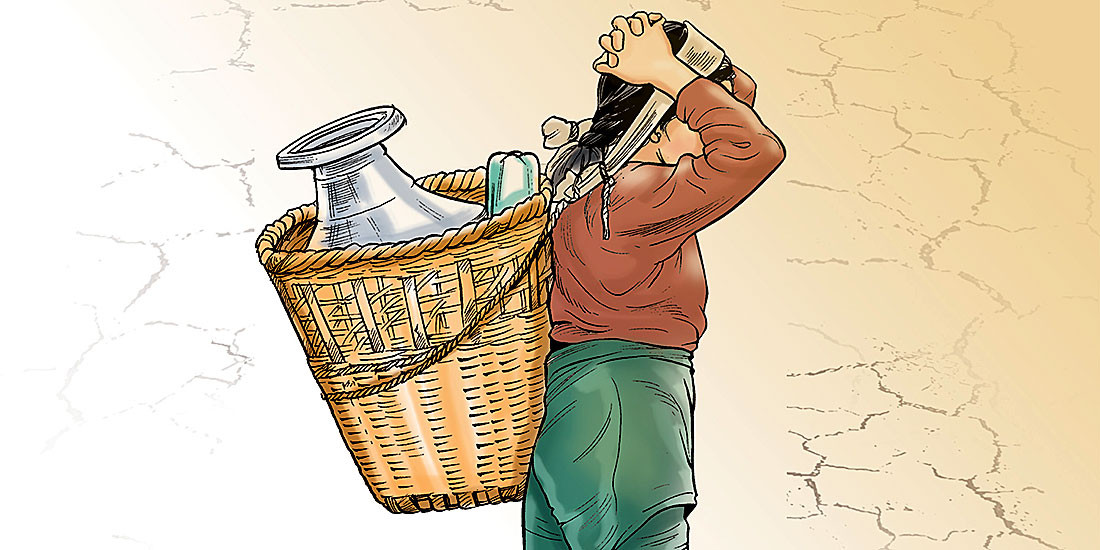 वीरगन्जमा खानेपानीको हाहाकार, ट्याङ्करबाट टोलटोलमा पानी वितरण गरिँदै