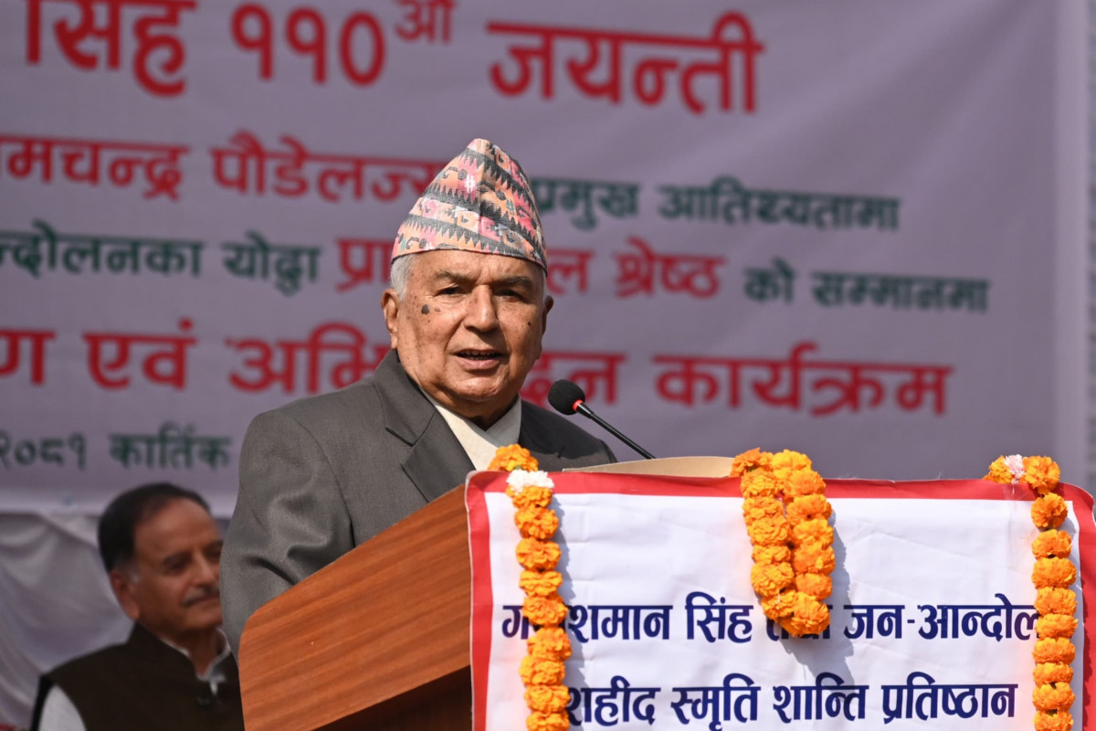 मुलुकको सांस्कृतिक, सामाजिक र आर्थिक विकास गर्न सरकार र राजनीतिक दलहरू चुक्नु हुँदैन् : राष्ट्रपति पौडेल