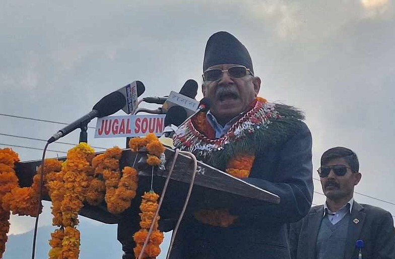ओली नेतृत्वको सरकार कांग्रेस–एमाले मिलेर बनेको होइन : अध्यक्ष दाहाल