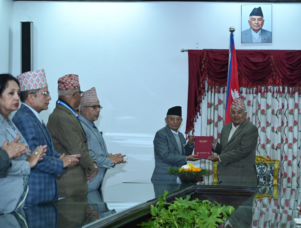 राष्ट्रपतिसमक्ष मानवअधिकार आयोगको वार्षिक प्रतिवेदन पेश