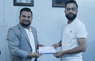 बाढी प्रभावित विद्यार्थी र विद्यालयका लागि ग्रेस इन्टरनेसनलको २५ लाख सहयोग